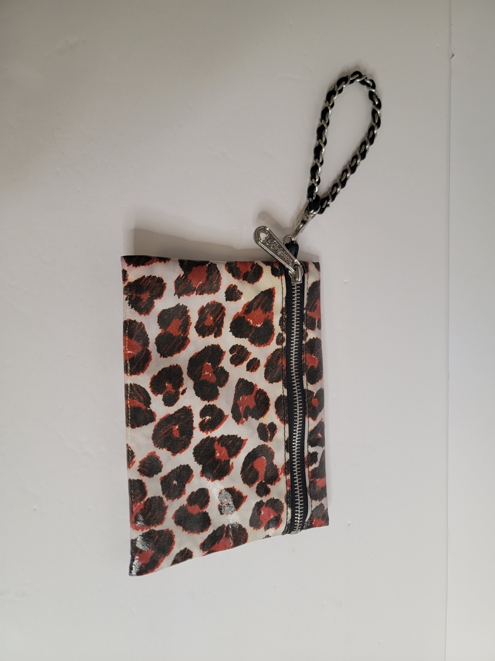 Brighton Leopard Print Wristlet - Black & Brown